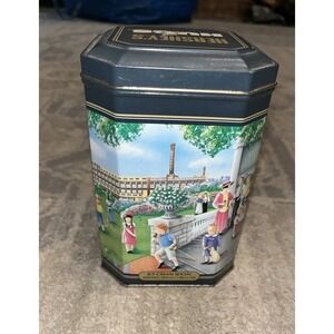 1994 Hersheys Hugs Hometown Series Ice Cream Social Metal Tin With Lid